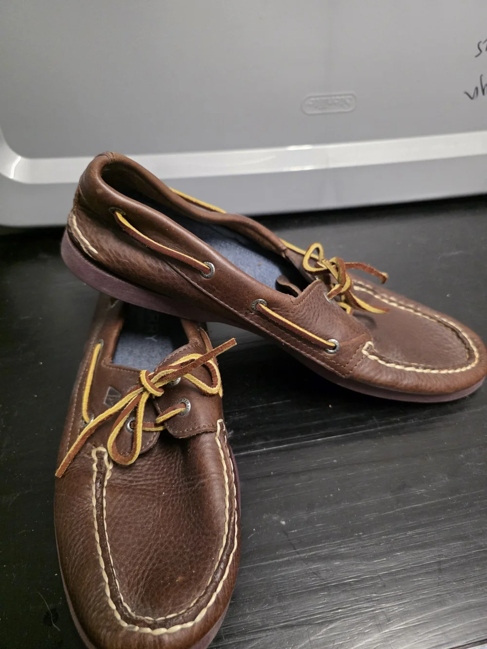 Sperry Men's Brown Leather Boat Shoes